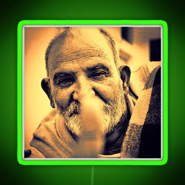 Neem Karoli Baba RGB Neon Sign