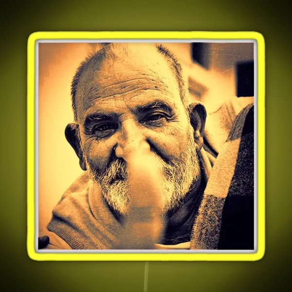 Neem Karoli Baba RGB Neon Sign