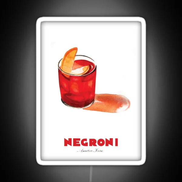 Negroni Cocktail RGB Neon Sign