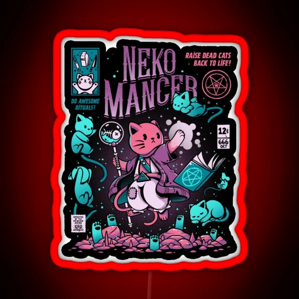 Nekomancer RGB Neon Sign