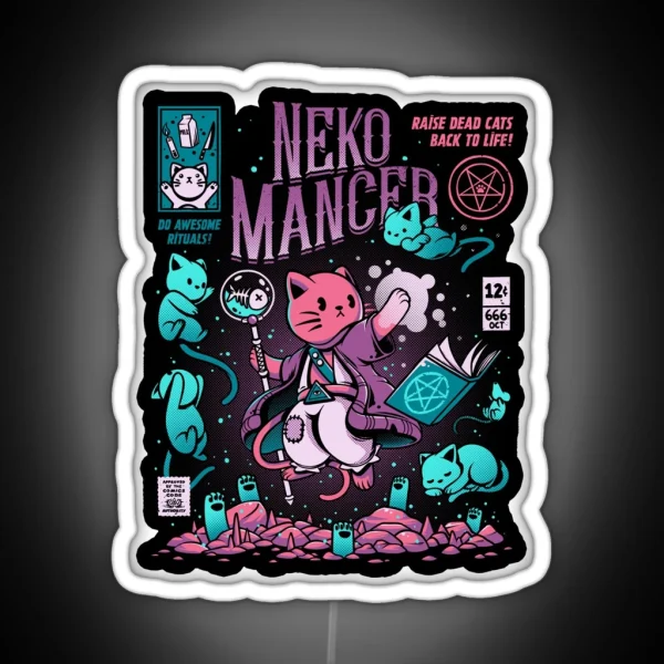 Nekomancer RGB Neon Sign