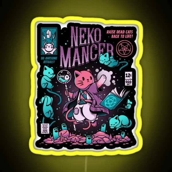Nekomancer RGB Neon Sign