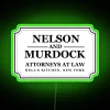 Nelson and Murdock Law Firm RGB Neon Sign Decor Accent