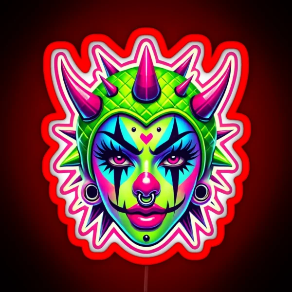 Neon Chaos Clown Led RGB Neon Sign