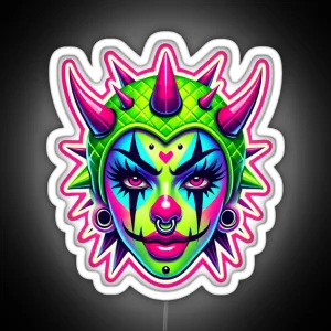 Neon Chaos Clown Led RGB Neon Sign