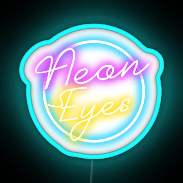 Neon Eyes RGB Neon Sign