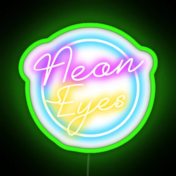 Neon Eyes RGB Neon Sign