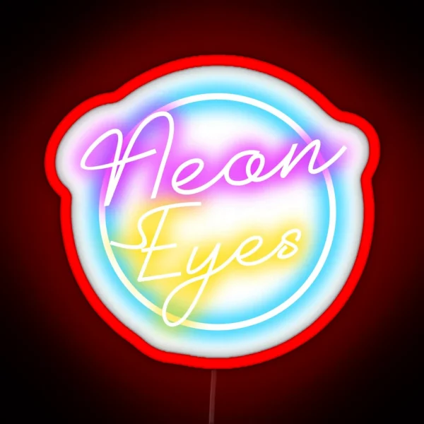 Neon Eyes RGB Neon Sign