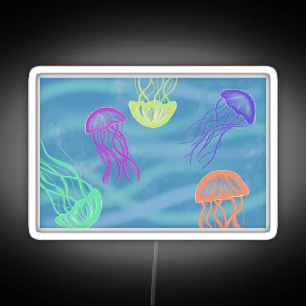 Neon Jellyfish RGB Neon Sign