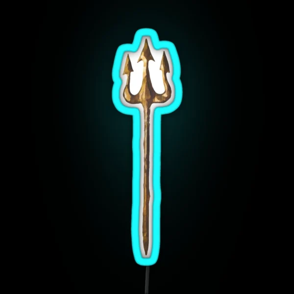 Neptune Trident RGB Neon Sign