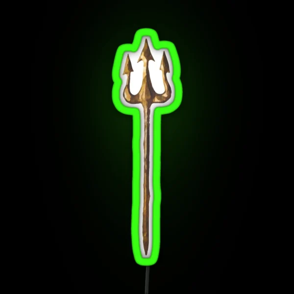 Neptune Trident RGB Neon Sign
