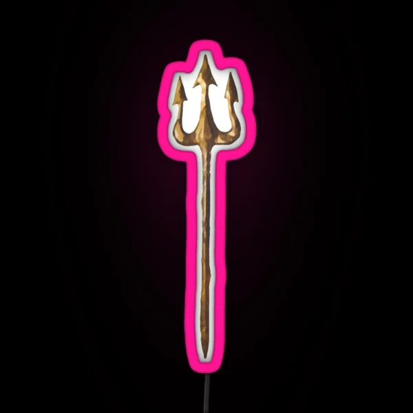 Neptune Trident RGB Neon Sign