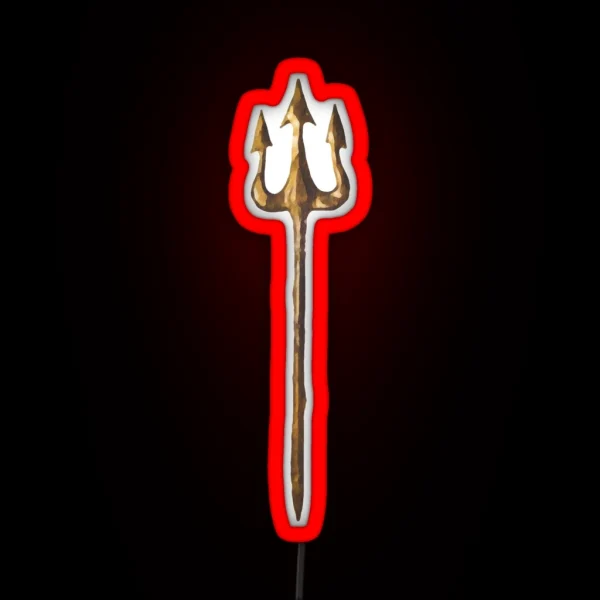 Neptune Trident RGB Neon Sign
