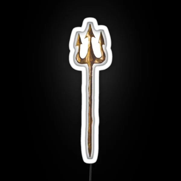 Neptune Trident RGB Neon Sign
