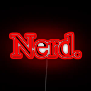 Nerd RGB Neon Sign