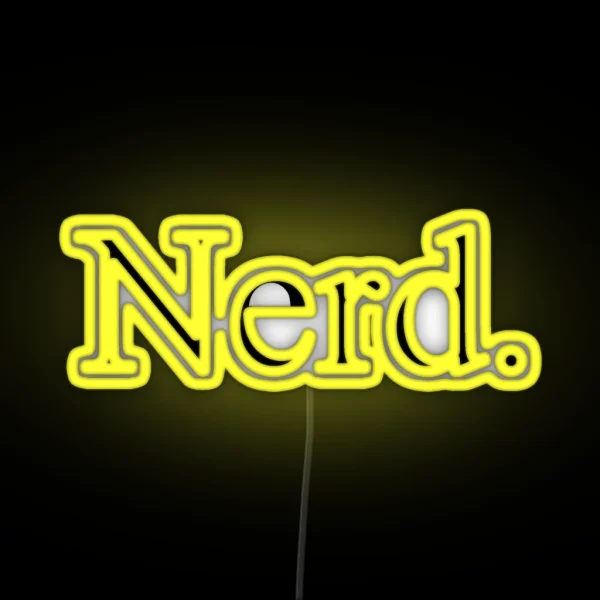 Nerd RGB Neon Sign