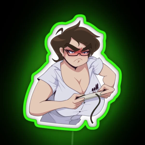 Nerdette RGB Neon Sign