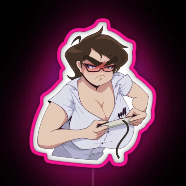 Nerdette RGB Neon Sign