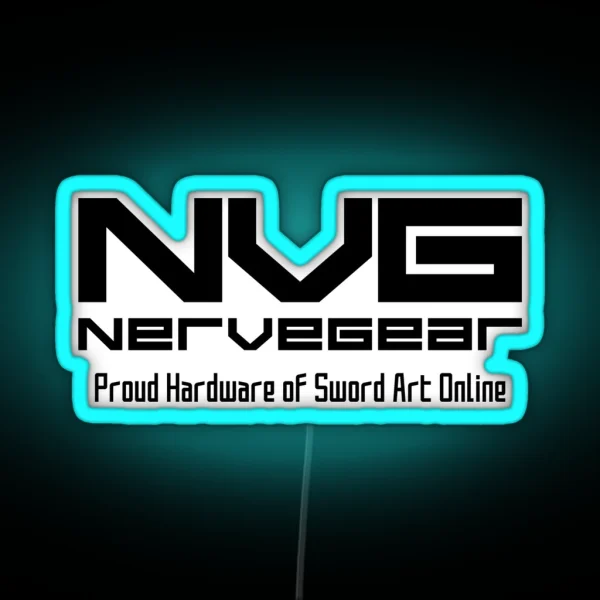 Nervegear Promotional Merch RGB Neon Sign