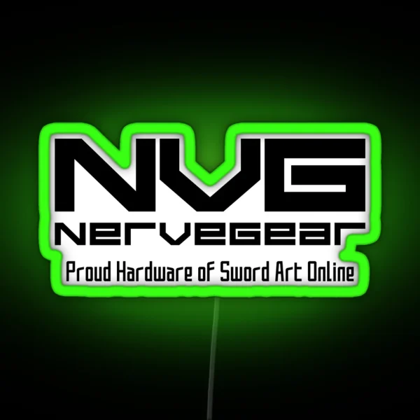 Nervegear Promotional Merch RGB Neon Sign