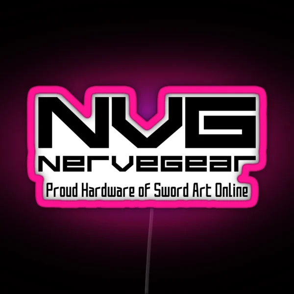 Nervegear Promotional Merch RGB Neon Sign