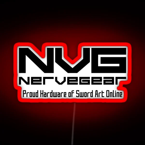 Nervegear Promotional Merch RGB Neon Sign