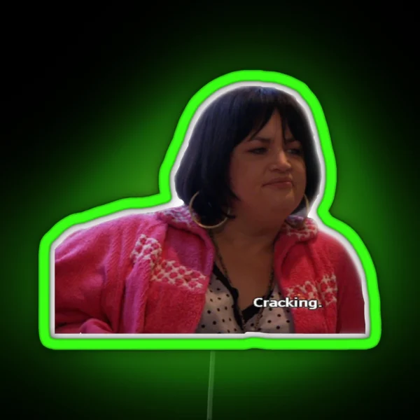 Nessa Cracking Gavin And Stacey RGB Neon Sign