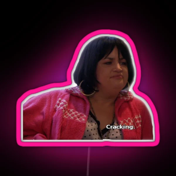 Nessa Cracking Gavin And Stacey RGB Neon Sign