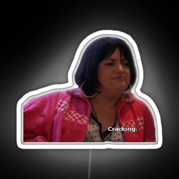 Nessa Cracking Gavin And Stacey RGB Neon Sign