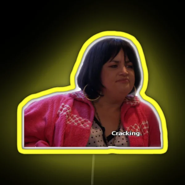 Nessa Cracking Gavin And Stacey RGB Neon Sign