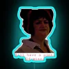 Vintage-inspired Nessa from Gavin & Stacey's iconic pint of wine sign