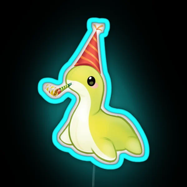 Nessie Partying RGB Neon Sign