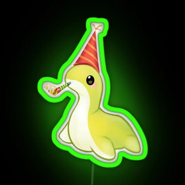 Nessie Partying RGB Neon Sign