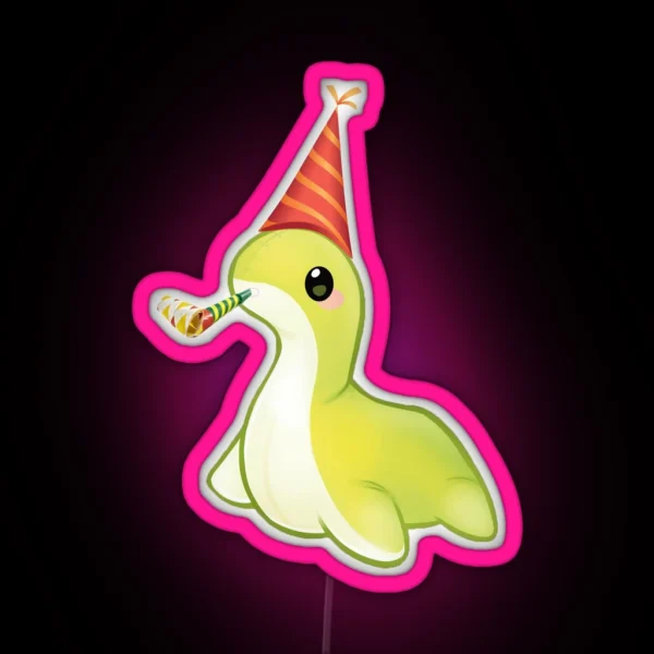 Nessie Partying RGB Neon Sign