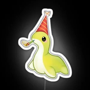 Nessie Partying RGB Neon Sign