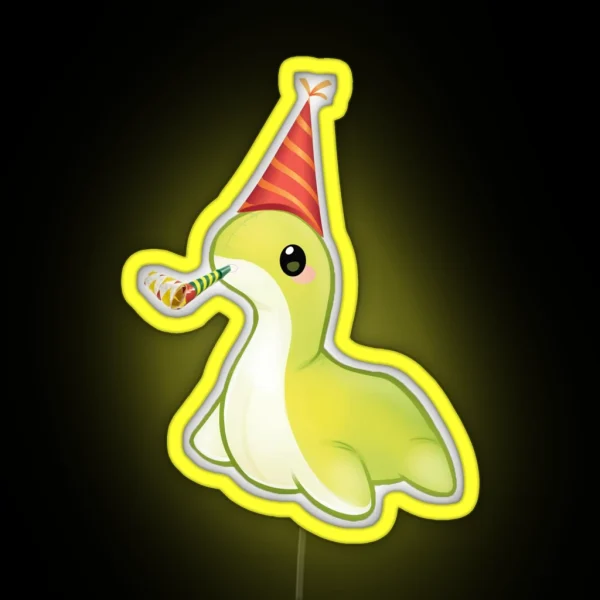 Nessie Partying RGB Neon Sign