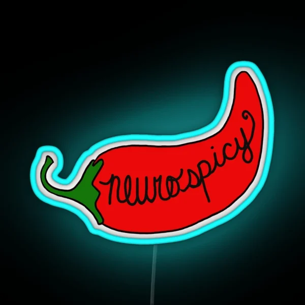 Neurodivergent Pepper RGB Neon Sign