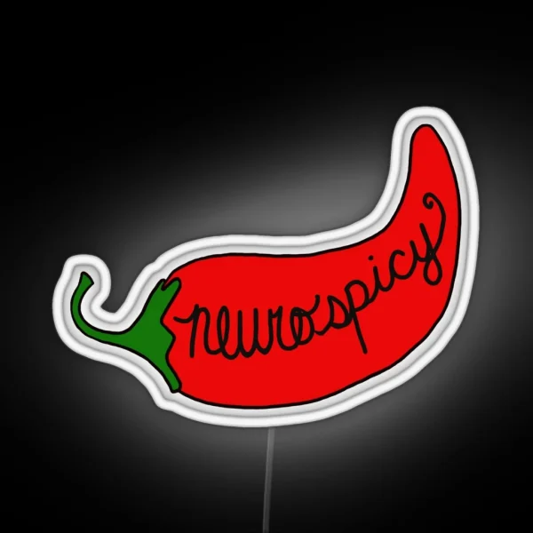 Neurodivergent Pepper RGB Neon Sign