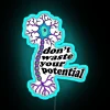 Neon Inspiration Sign - Unlock Your Potential with Vibrant Colorful Motivation