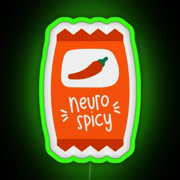 Neurospicy RGB Neon Sign