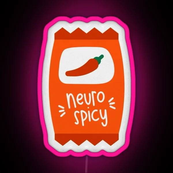 Neurospicy RGB Neon Sign