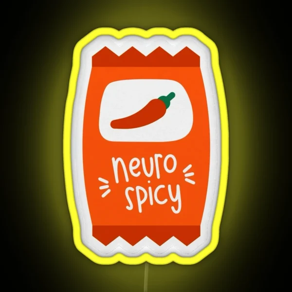 Neurospicy RGB Neon Sign