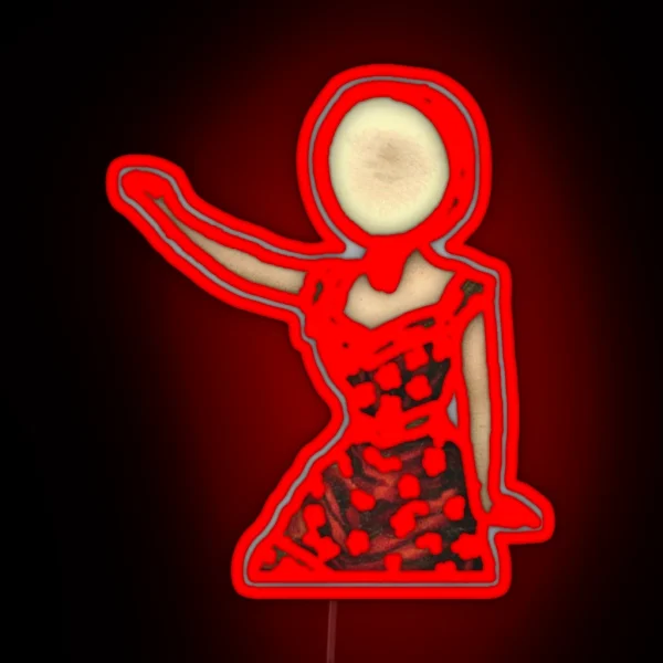Neutral Milk Hotel In The Aeroplane Over The Sea Waving RGB Neon Sign