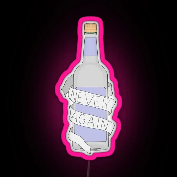 Never Again RGB Neon Sign