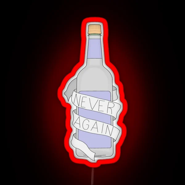 Never Again RGB Neon Sign