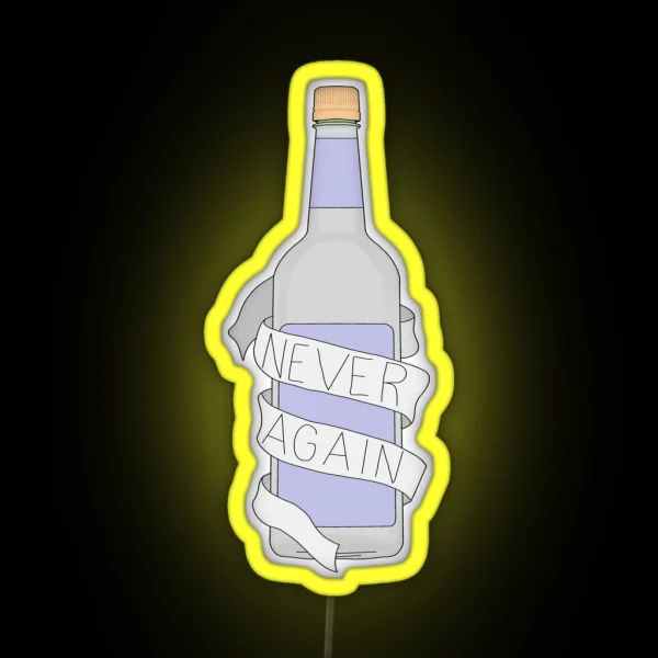 Never Again RGB Neon Sign