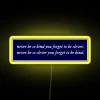 Taylor Swift Quote Majorie RGB Neon Sign with Colorful Letters