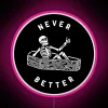 Customizable RGB LED neon sign with vibrant color changing effects.