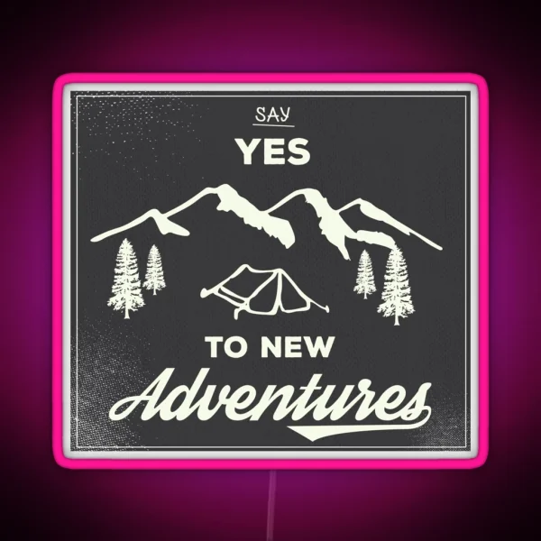 New Adventures RGB Neon Sign