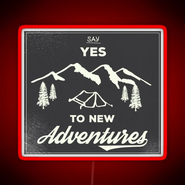 New Adventures RGB Neon Sign